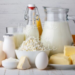 Full-fat dairy products like cream, butter, and cheese are high in saturated fats, which may reduce the kidneys' efficiency in excreting uric acid.