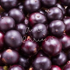 Acai berries, a nutrient-dense superfood that's as beneficial for your eyes as it is for your overall health. 