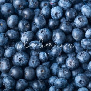 Blueberries, the small berries known for their significant health benefits, including their powerful support for eye health. 