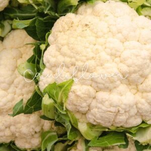 Cauliflower, a member of the cruciferous vegetable family, is loaded with vitamin C, a powerful antioxidant that protects eye cells from oxidative stress.