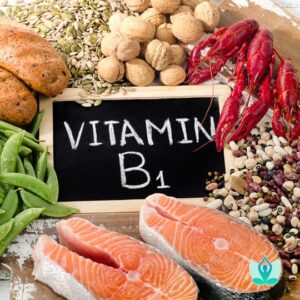 Vitamin B1, Thiamine is essential for energy metabolism and nervous system function, making it a key nutrient for mental clarity.