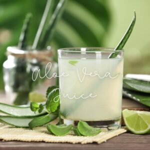 Aloe vera juice is famous for its healing and anti-inflammatory properties that soothe the esophagus and stomach lining.