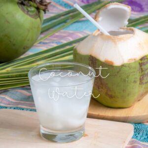 Coconut water is naturally alkaline and hydrating, making it perfect for neutralizing stomach acid.